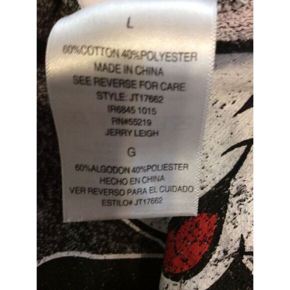 DISNEY Mickey Pullover With Hooded Girl Large Dark Gray Polyester - Picture 4 of 4